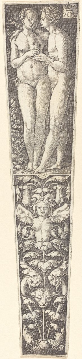 Dísz meztelen párral alkotó: Heinrich Aldegrever