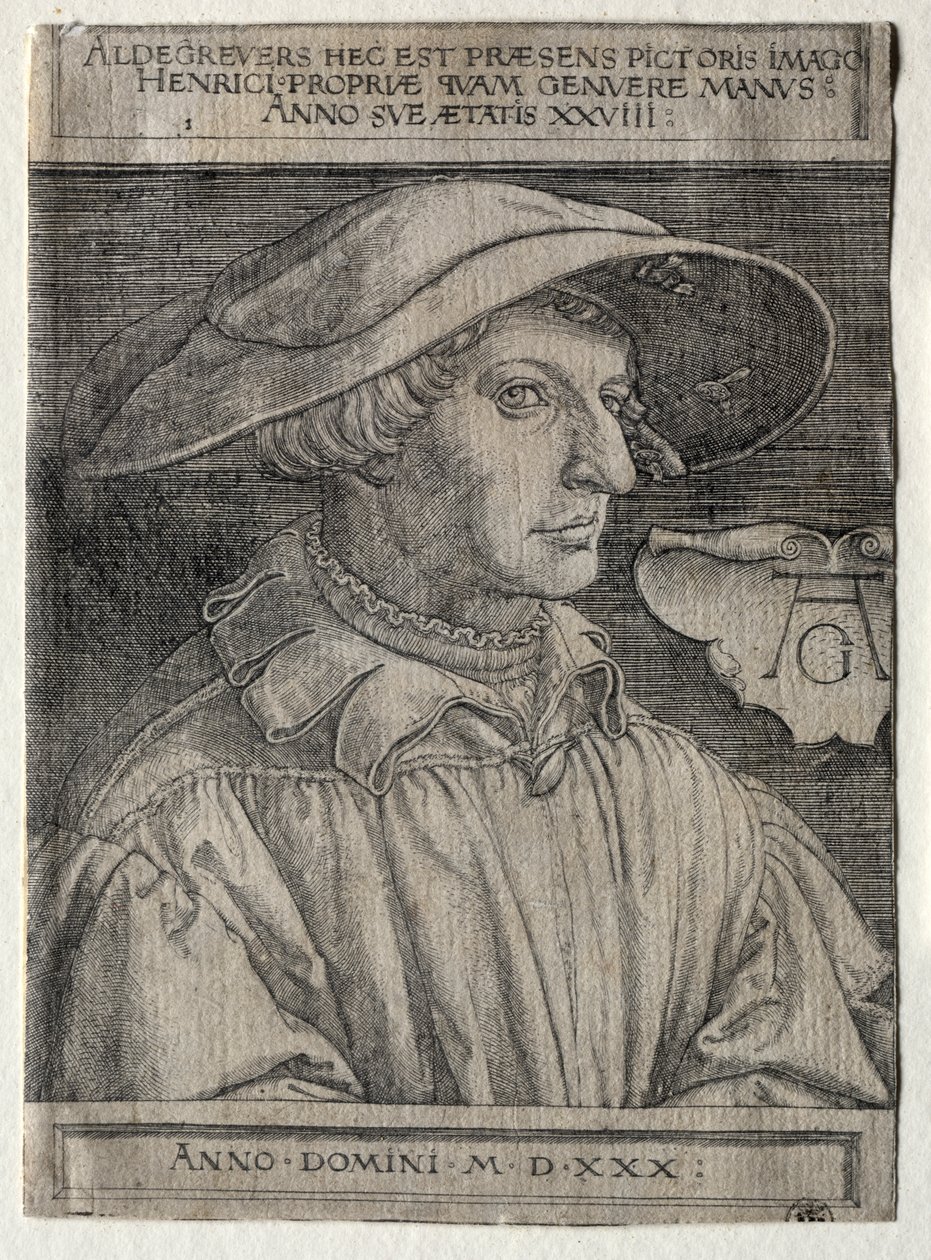 Önarckép alkotó: Heinrich Aldegrever