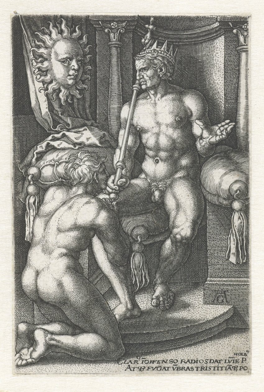 Sol Apollo A hét bolygó (sorozat címe) alkotó: Heinrich Aldegrever