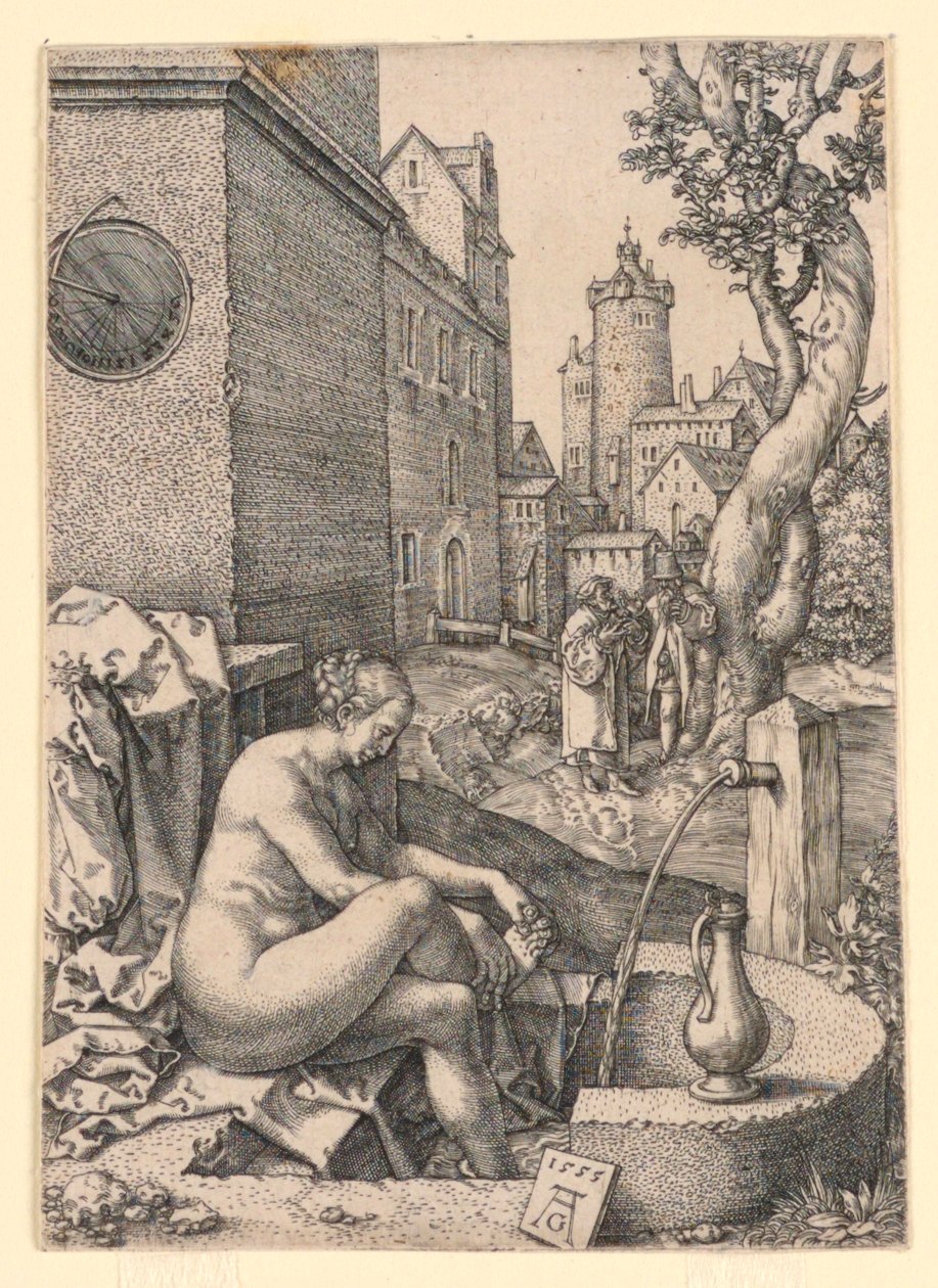 Susanna és a vének alkotó: Heinrich Aldegrever