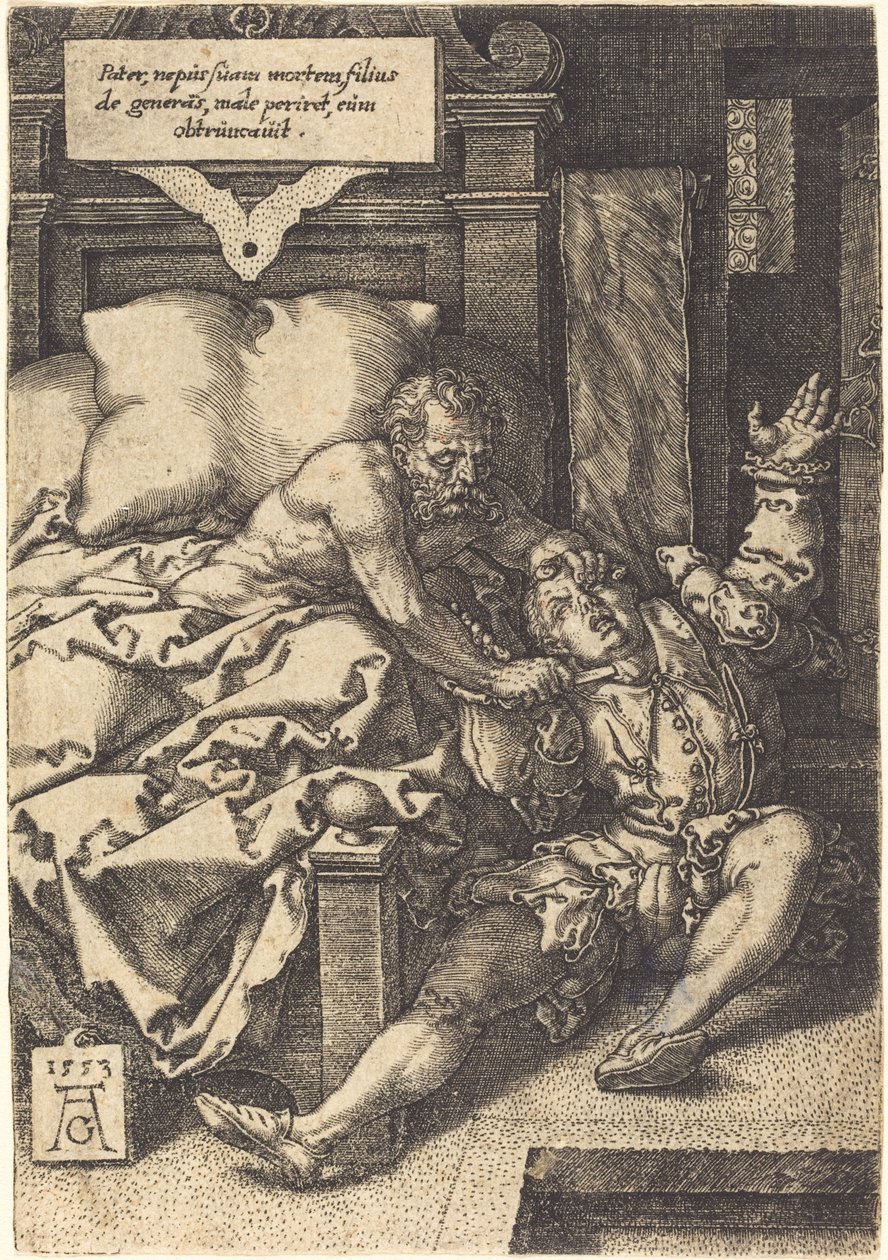 A súlyos atya, 1553. alkotó: Heinrich Aldegrever