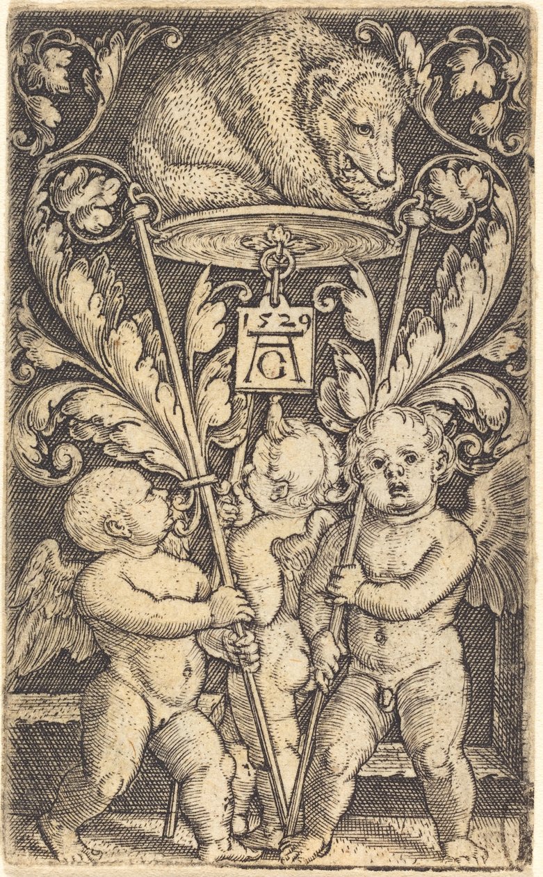 Három Ámor és egy Medve alkotó: Heinrich Aldegrever