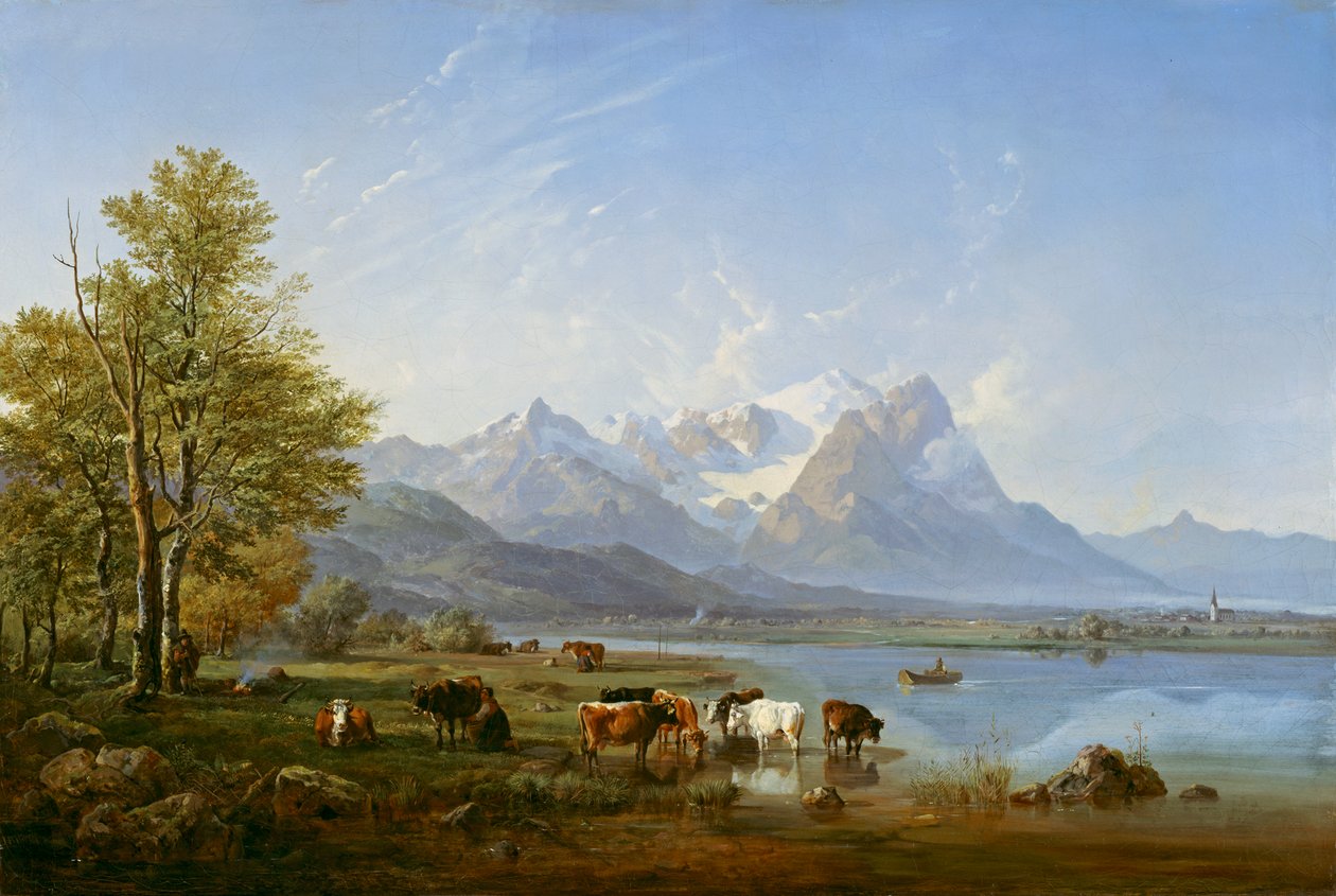 A Garmisch-völgy alkotó: Heinrich Burkel