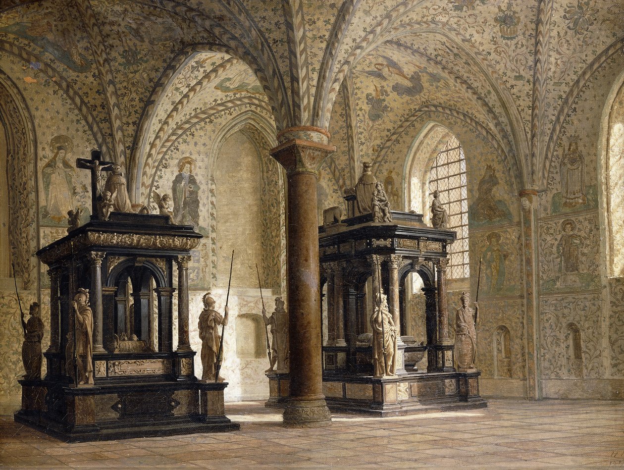 Roskilde székesegyház, Dánia, 1874 alkotó: Heinrich Hansen