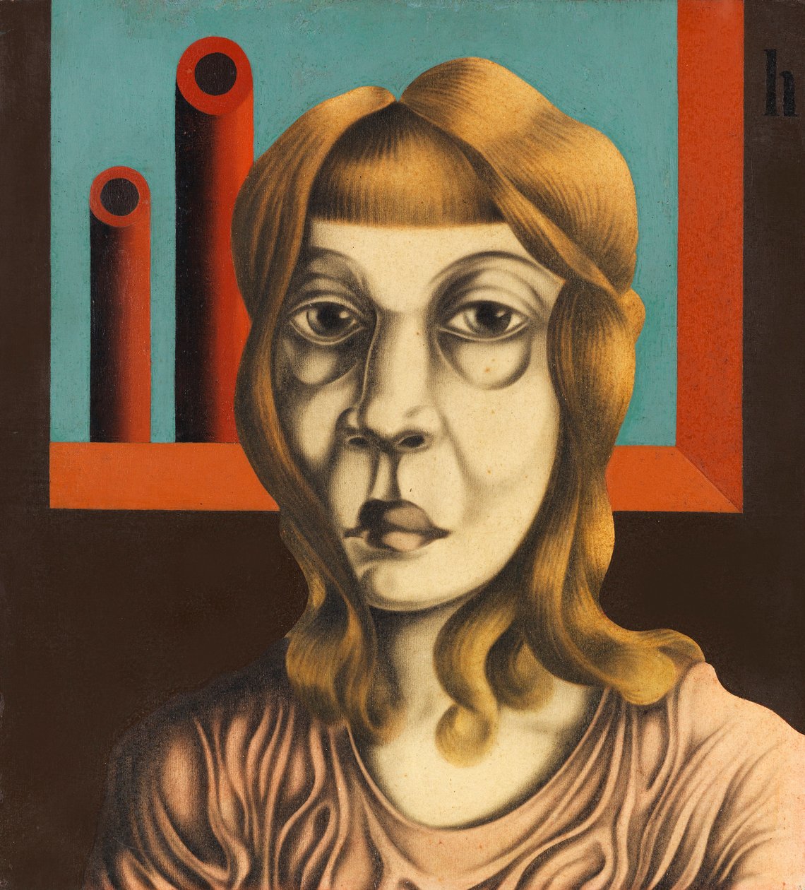 Gyári munkás, 1926. alkotó: Heinrich Hoerle