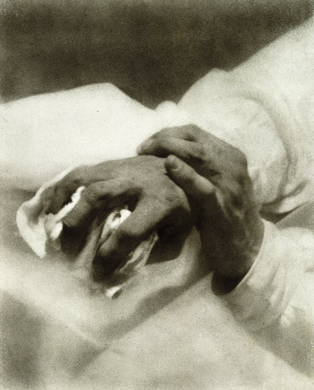A kezek tanulmányozása alkotó: Heinrich Kuhn