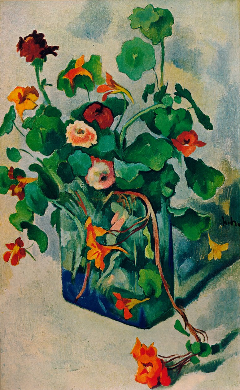 Üveg zsázsával, c1915 alkotó: Heinrich Nauen