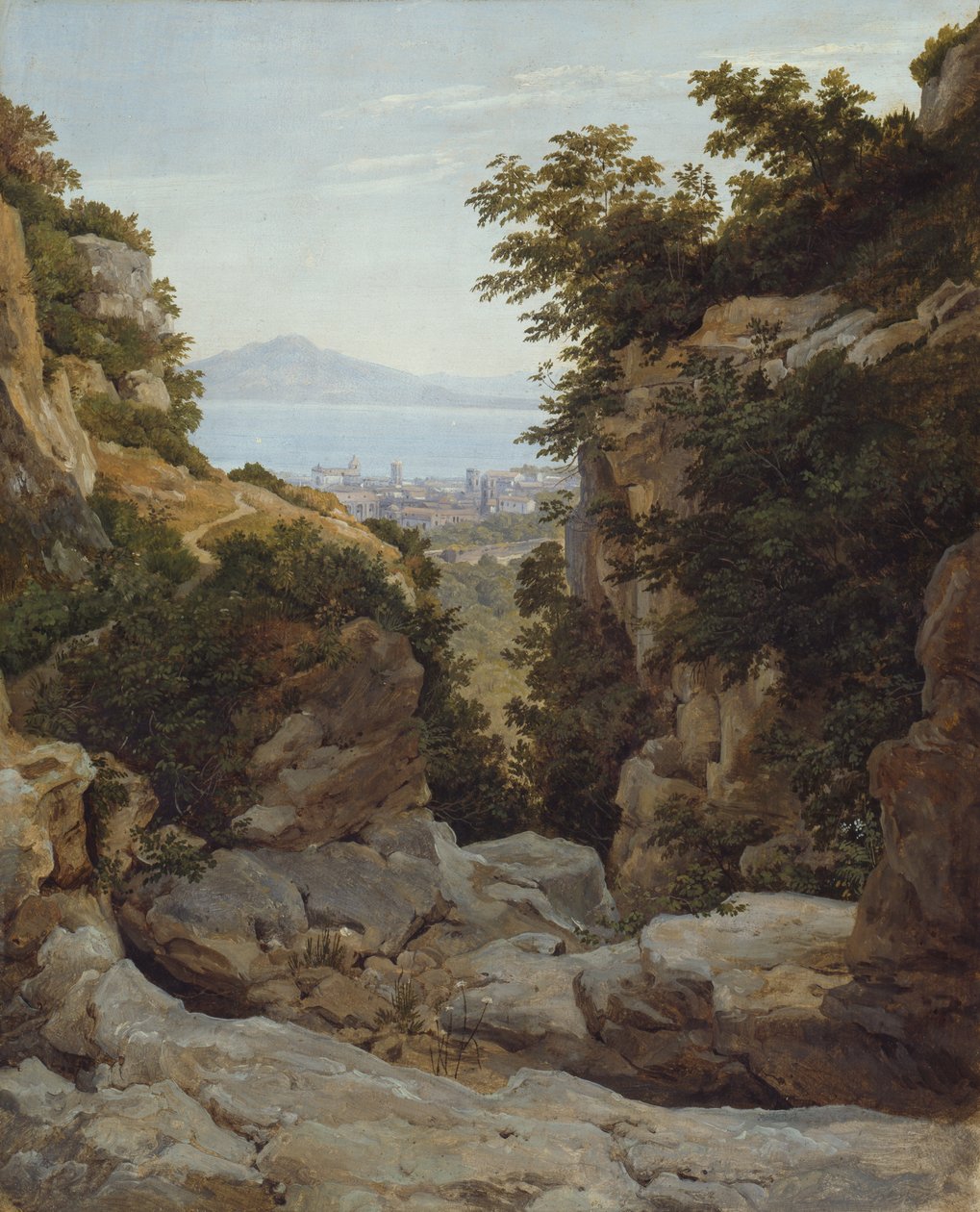 Olasz táj alkotó: Heinrich Reinhold