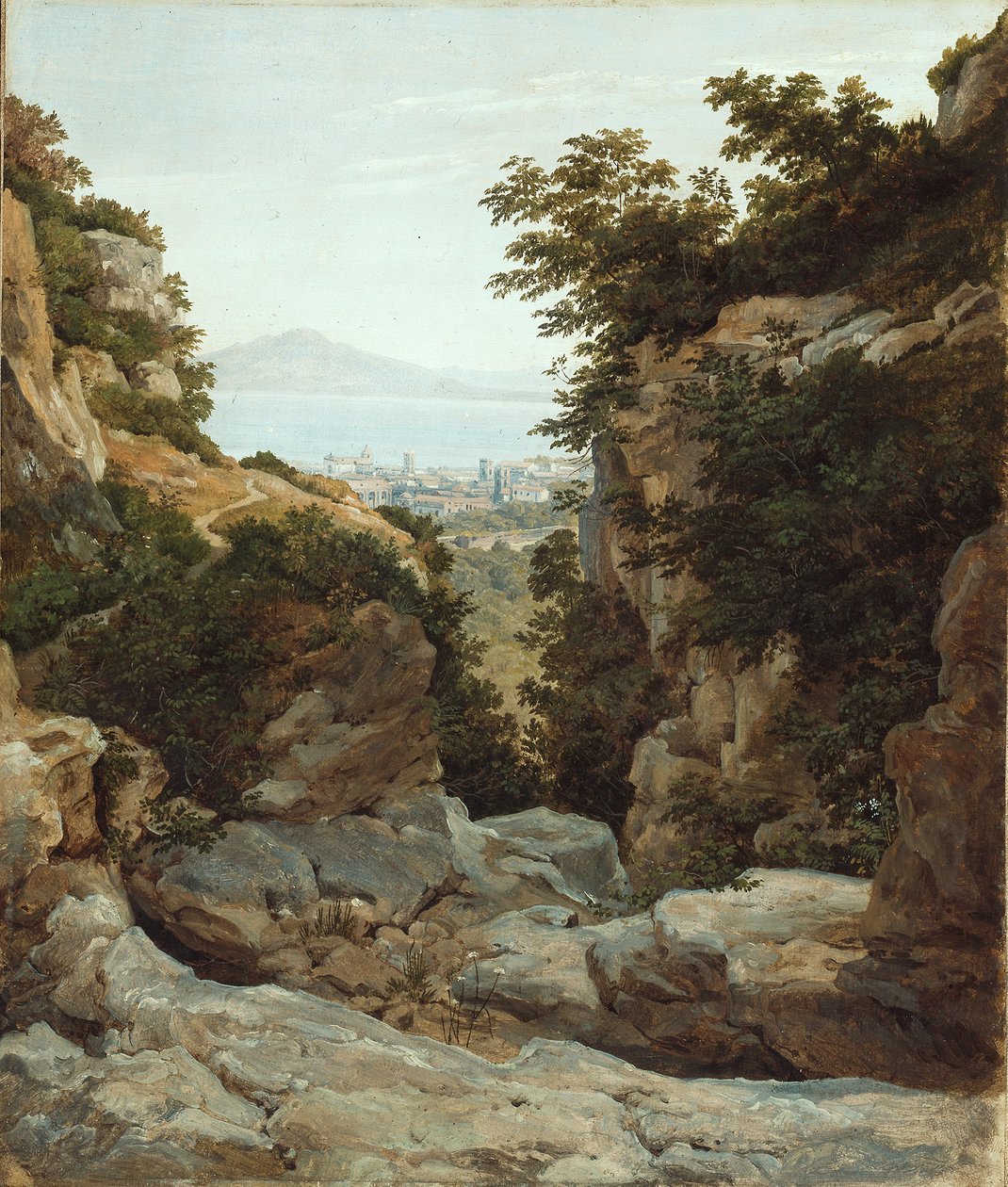 Olasz táj alkotó: Heinrich Reinhold