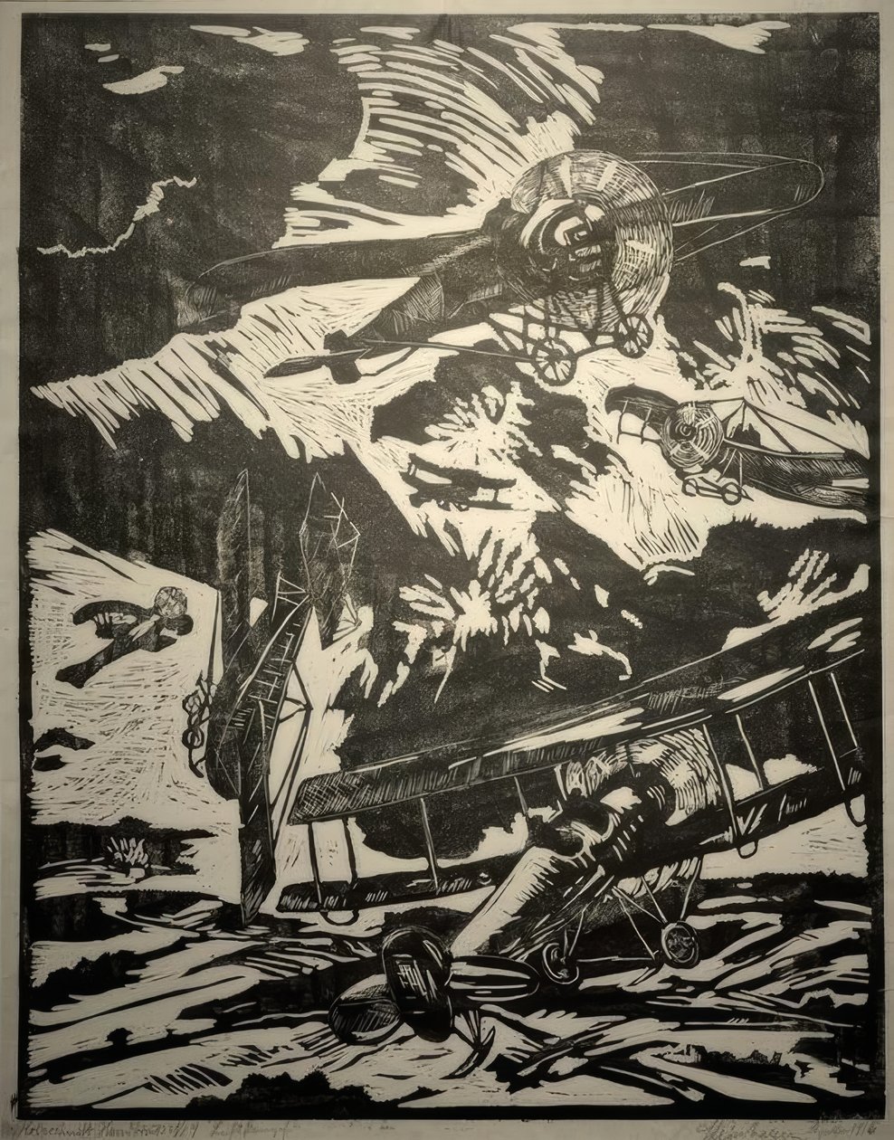 Légi csata alkotó: Heinrich Steinhagen