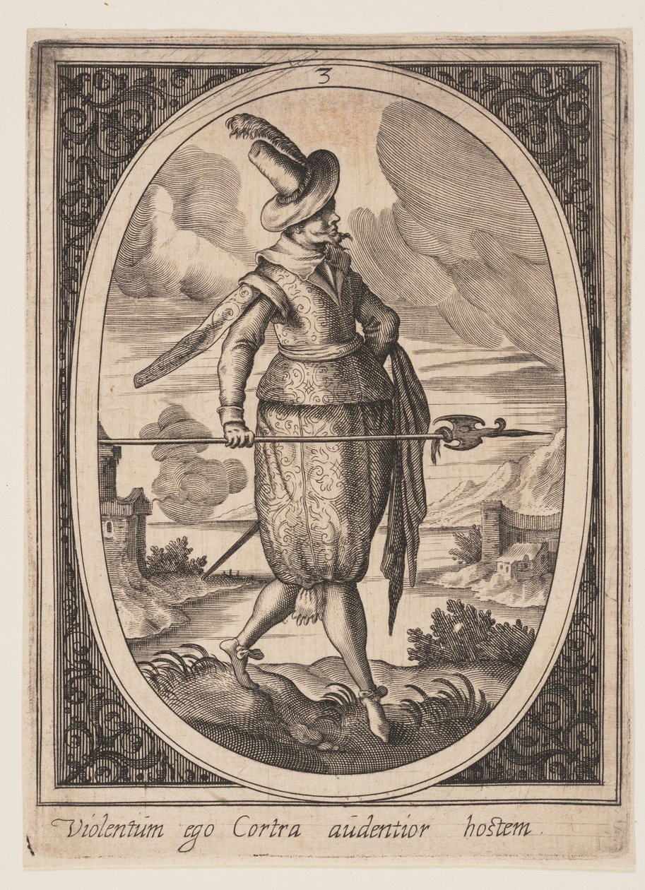3. tábla a Military Figures (Katonai figurák) című kiadványból alkotó: Heinrich Ulrich