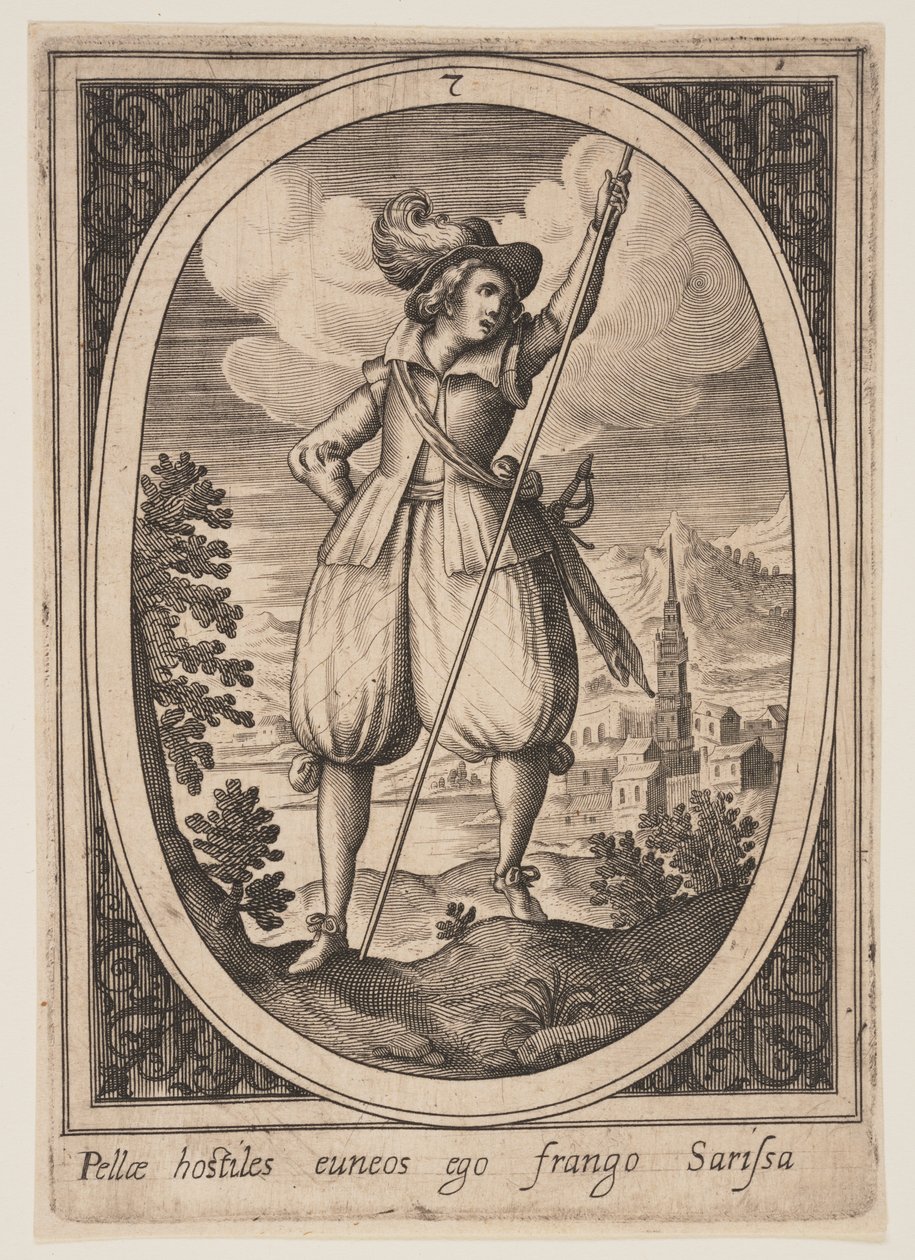 7. tábla a Military Figures (Katonai figurák) című kiadványból alkotó: Heinrich Ulrich