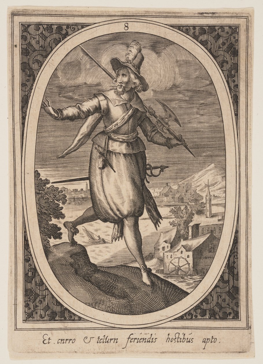 8. tábla a Military Figures (Katonai figurák) című kiadványból alkotó: Heinrich Ulrich