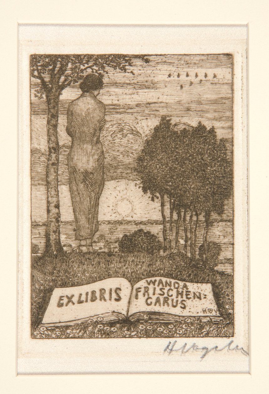 Könyvtáblák alkotó: Heinrich Vogeler