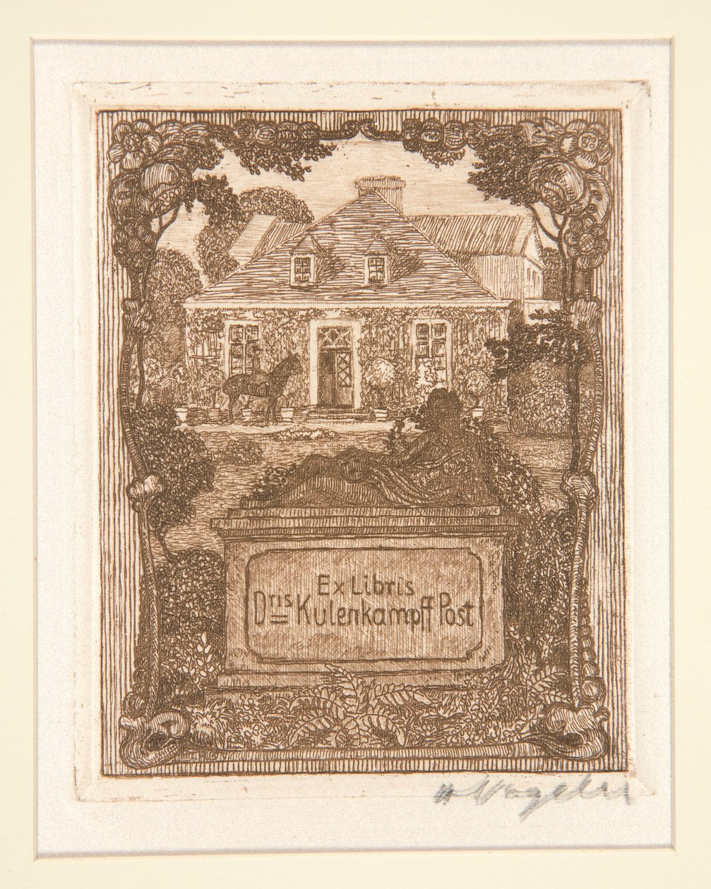 Könyvtáblák alkotó: Heinrich Vogeler