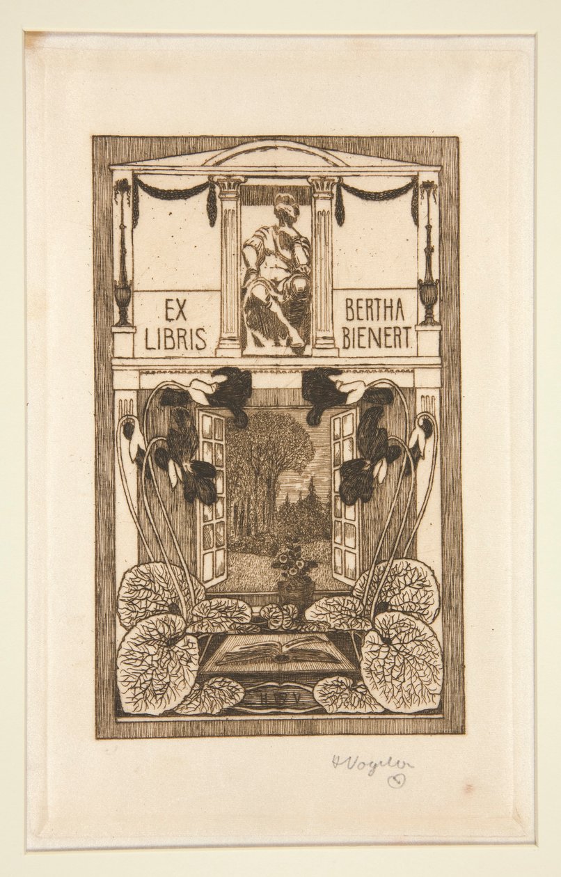 Könyvtáblák alkotó: Heinrich Vogeler