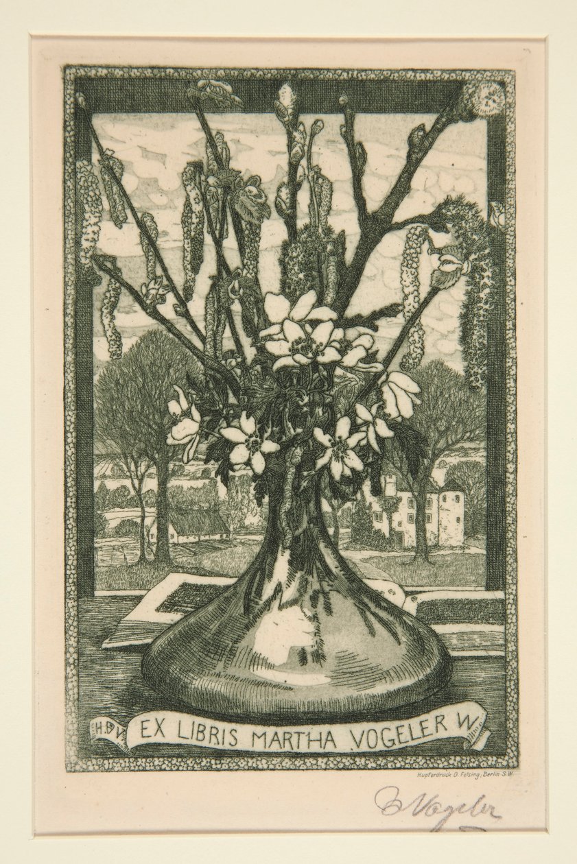 Könyvtáblák alkotó: Heinrich Vogeler