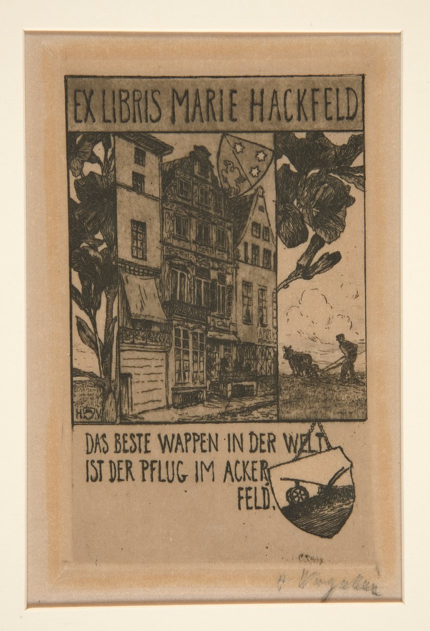 Könyvtáblák alkotó: Heinrich Vogeler