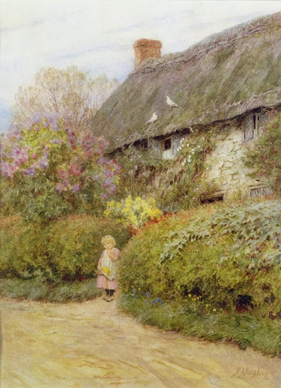 Édesvízi kunyhó alkotó: Helen Allingham