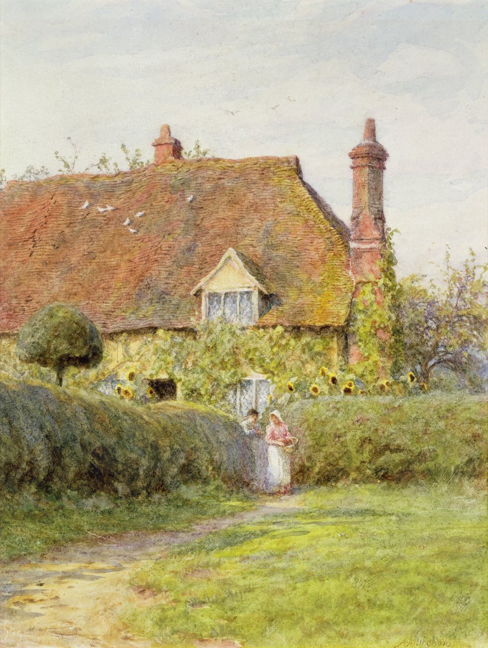 Napraforgó házikó alkotó: Helen Allingham