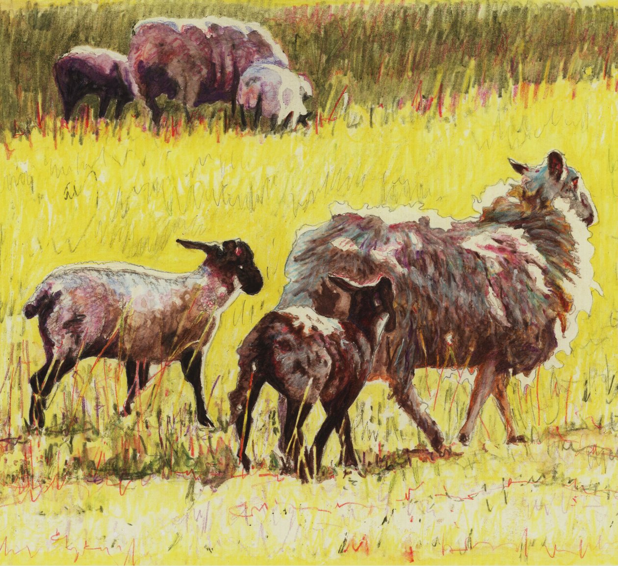 Ezt követően, 2011, (színes ceruza papíron) alkotó: Helen White