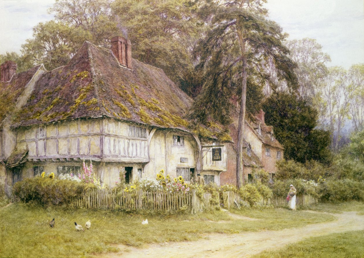 Six Bells, Hollingbourne, Kent alkotó: Helen Allingham