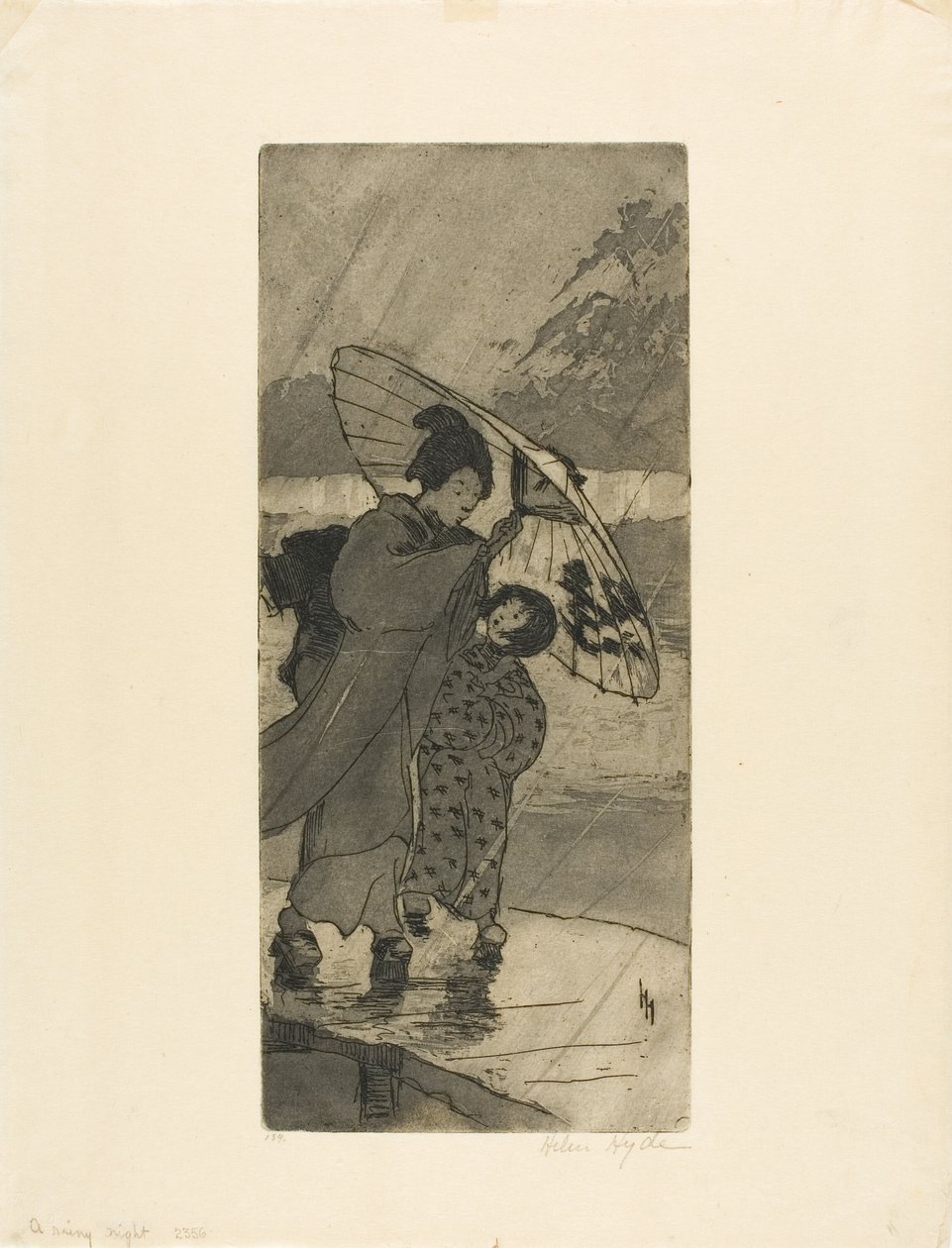 Esős éjszaka alkotó: Helen Hyde