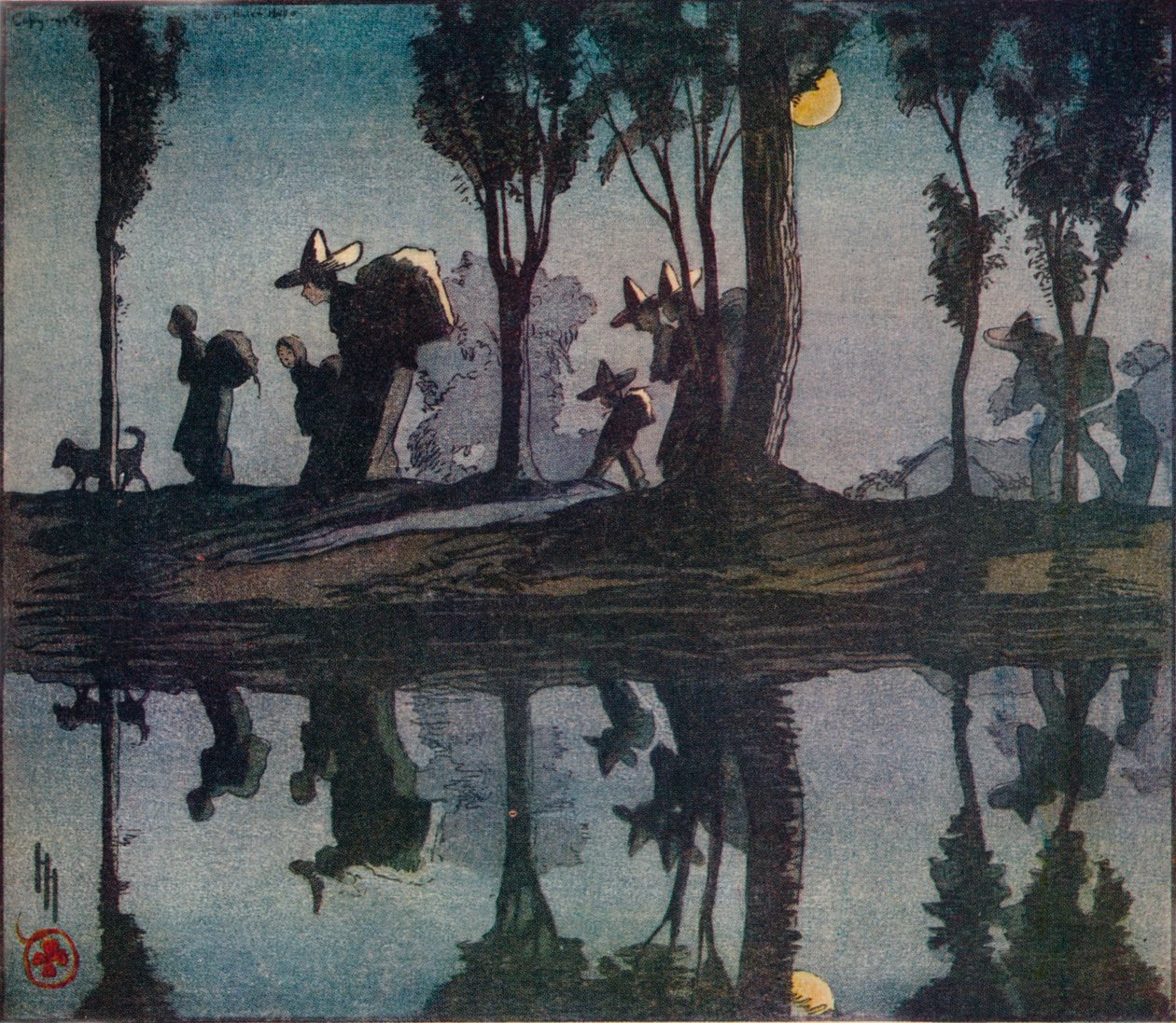 Elmélkedések, 1912 alkotó: Helen Hyde