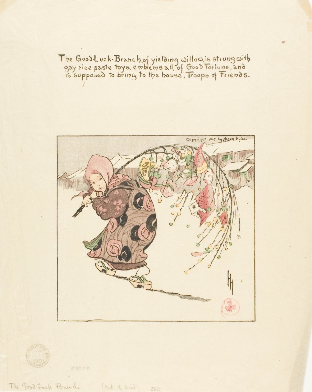A Good-Luck Branch alkotó: Helen Hyde