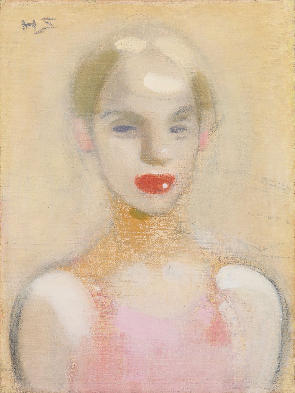 Cirkuszi lány, 1916. alkotó: Helene Schjerfbeck