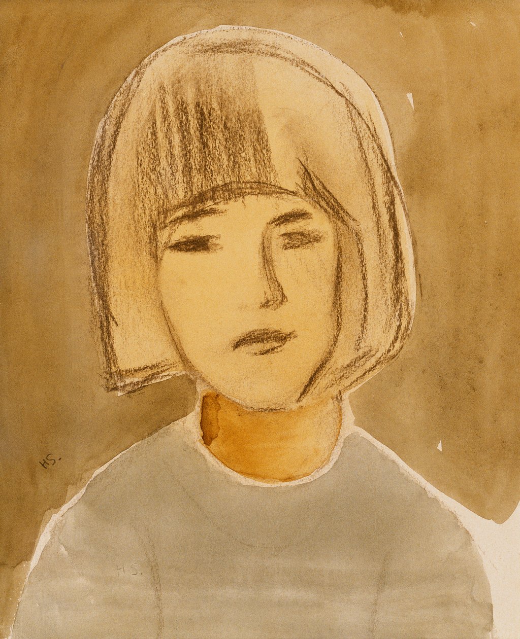 Egy lány portréja alkotó: Helene Schjerfbeck