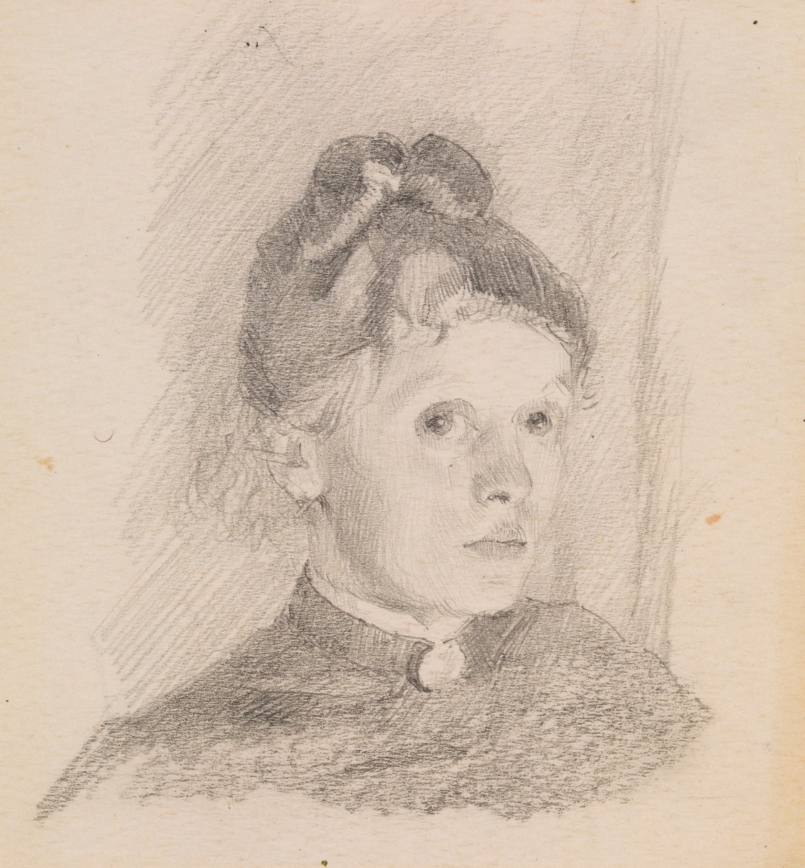 Önarckép, 1880-1884. alkotó: Helene Schjerfbeck