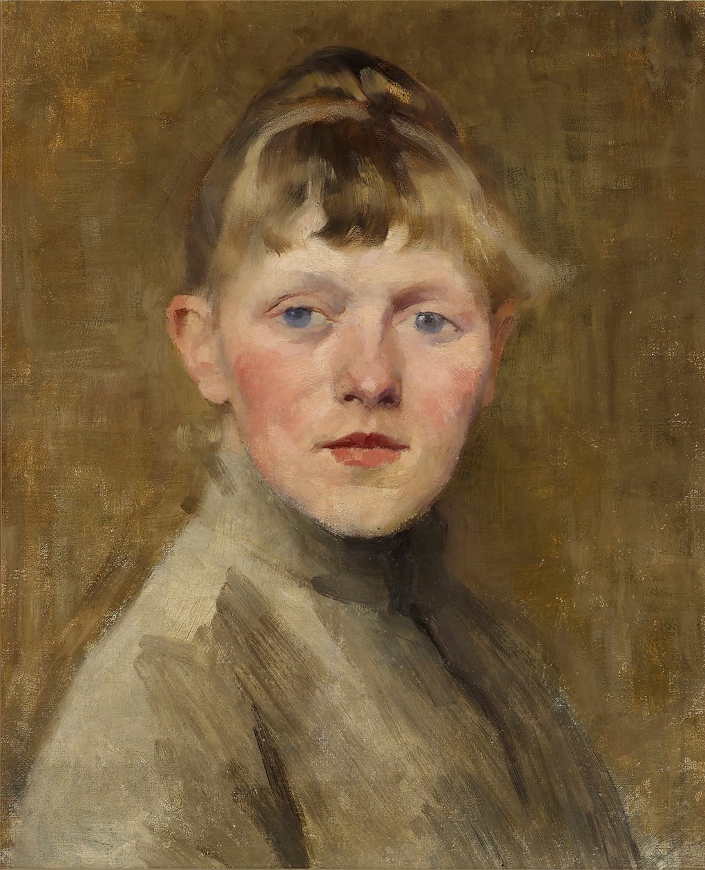 Önarckép, 1884-1885. alkotó: Helene Schjerfbeck
