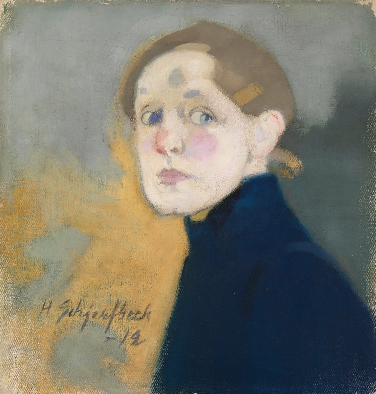 Önarckép, 1912. alkotó: Helene Schjerfbeck