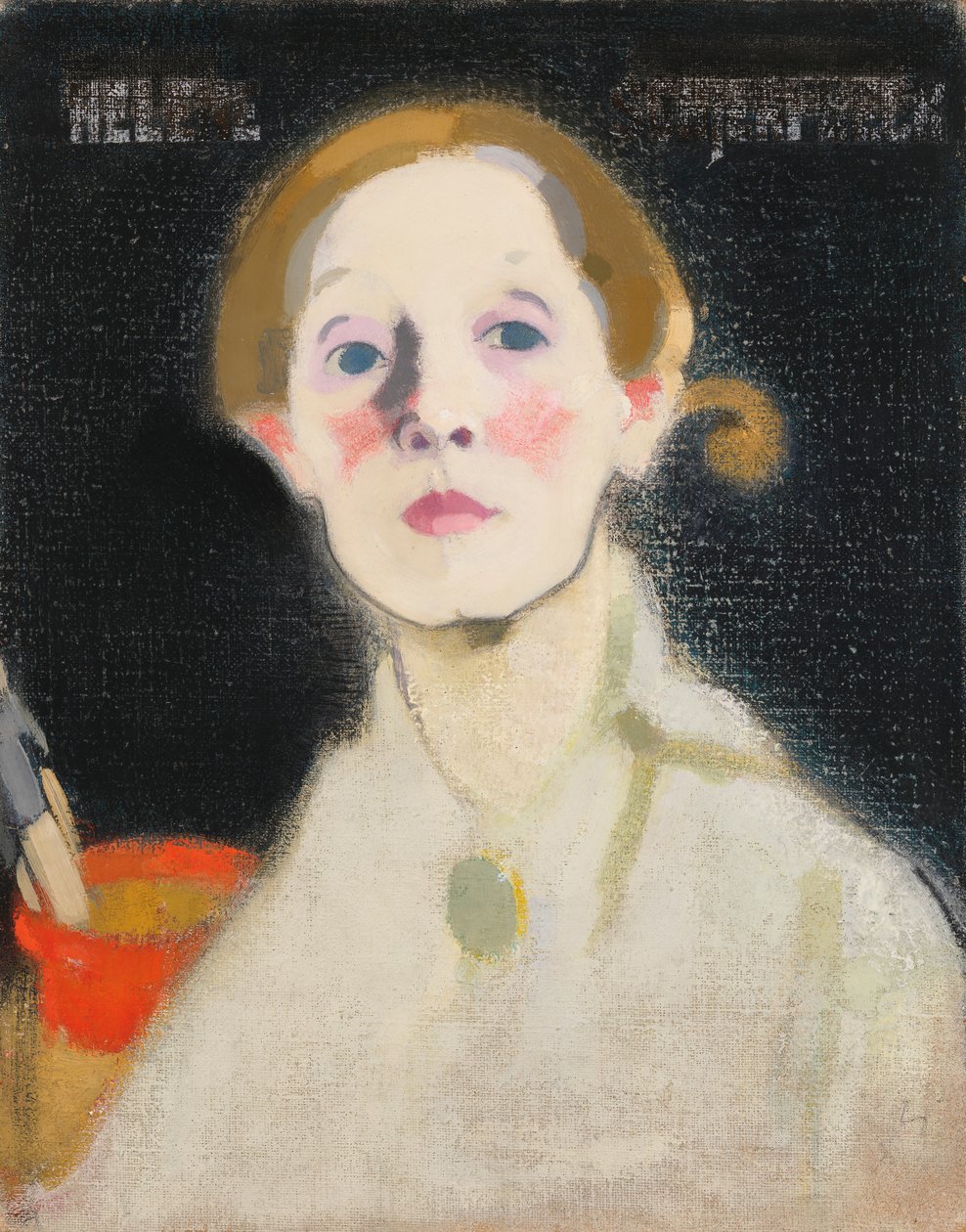 Önarckép, 1915. alkotó: Helene Schjerfbeck