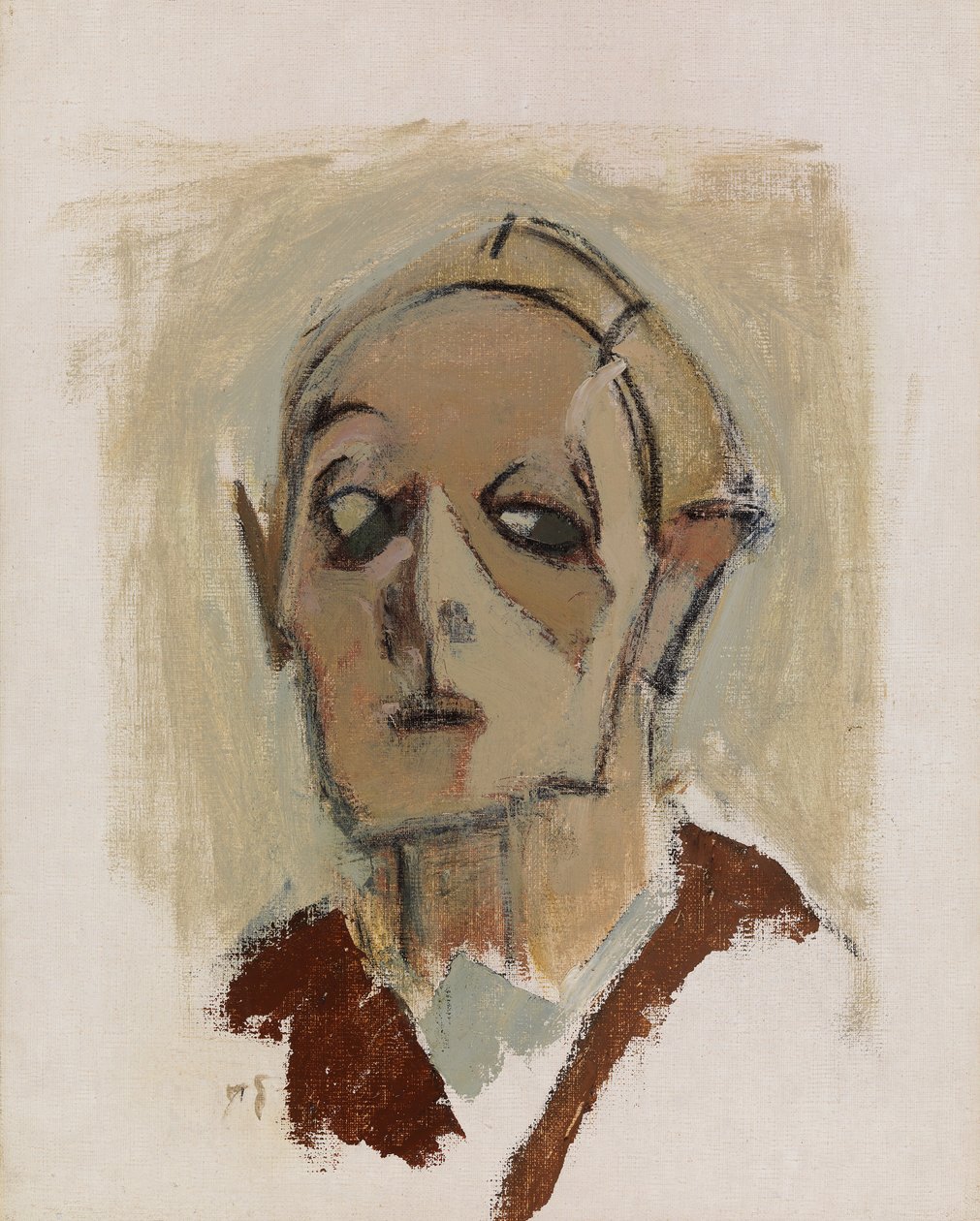 Önarckép, 1945. alkotó: Helene Schjerfbeck