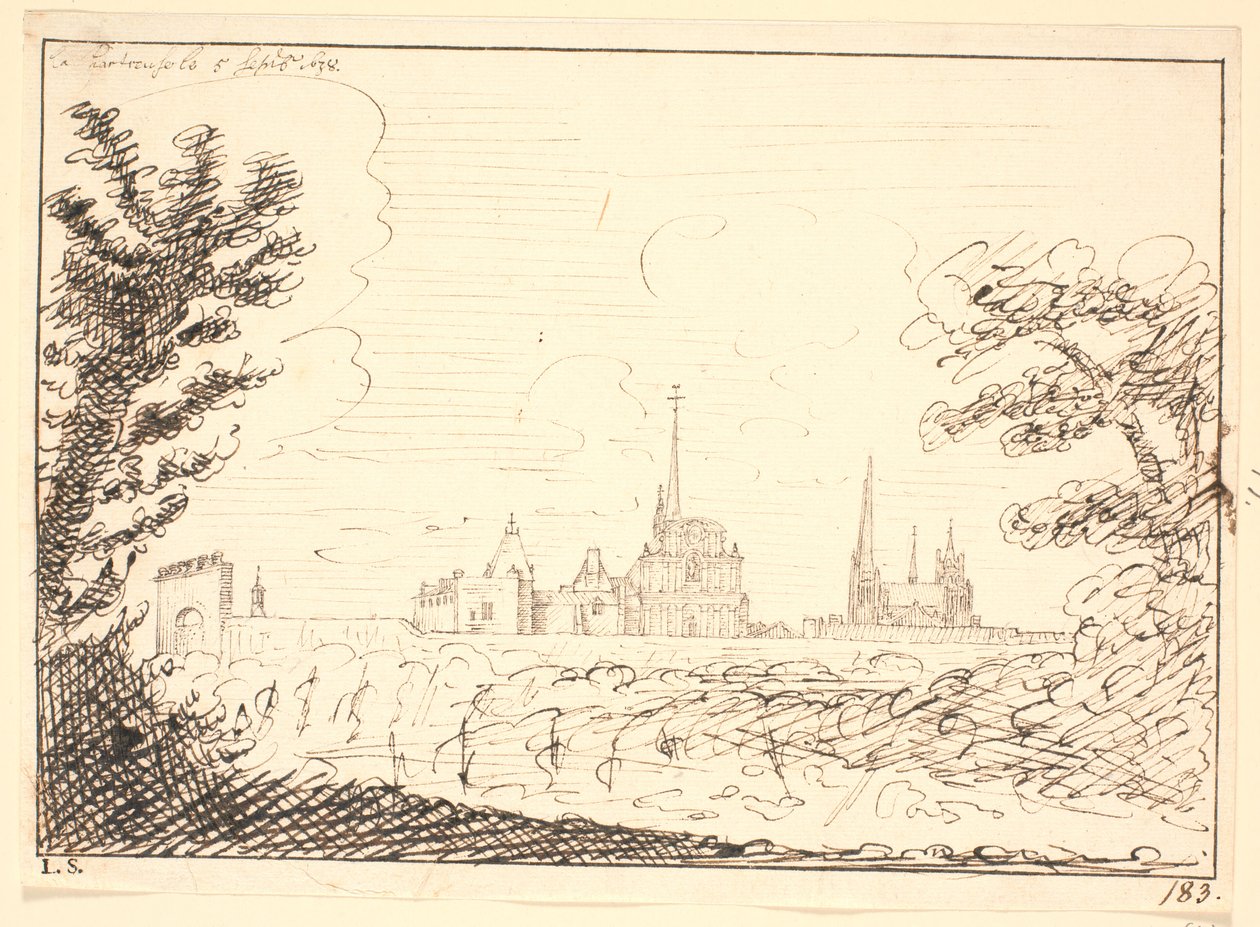 Prospekt af Notre-Dame-de-la-Mercicorde, Bordeaux alkotó: Hem