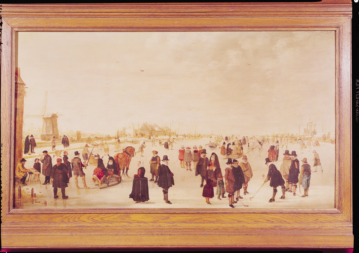 Szórakozás a jégen alkotó: Hendrick Avercamp