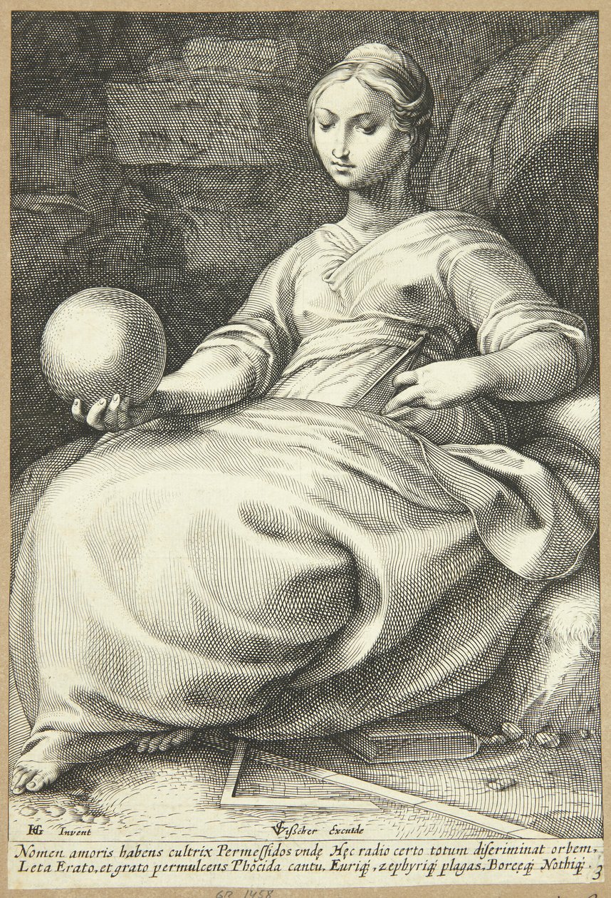 Erato alkotó: Hendrick Goltzius
