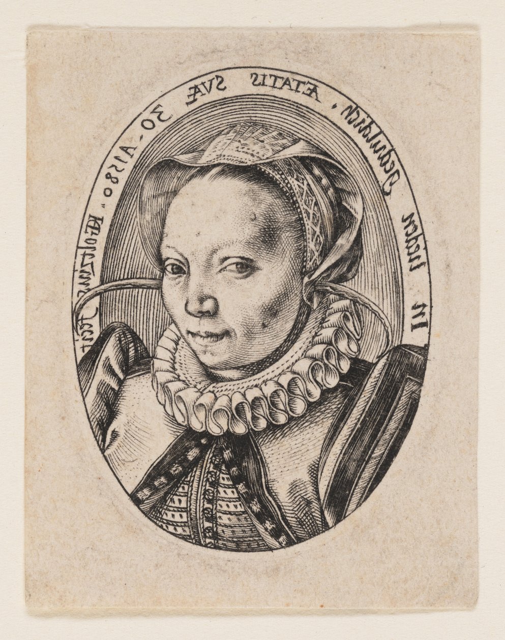 Grietgen Jansdochter, a művész felesége alkotó: Hendrick Goltzius