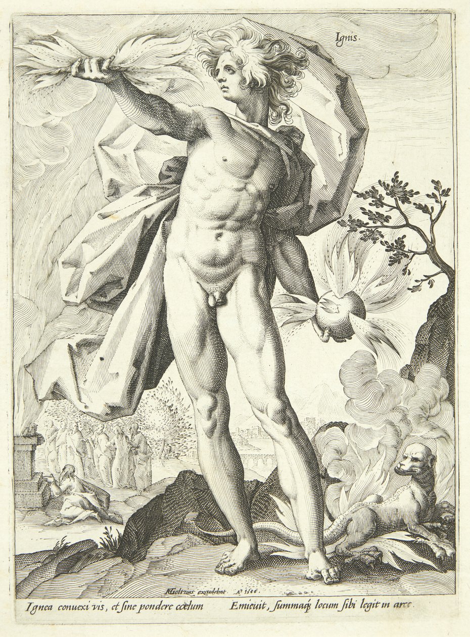Ild (Tűz) alkotó: Hendrick Goltzius