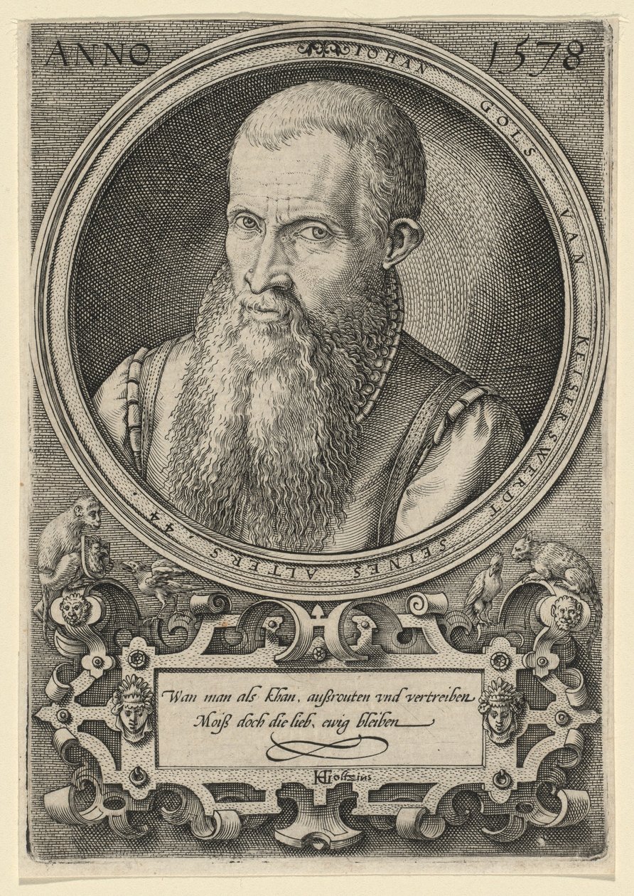 Johan Gols [A művész apja] alkotó: Hendrick Goltzius