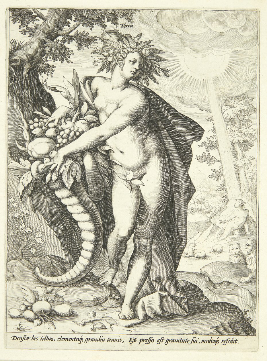 Föld (Terra) alkotó: Hendrick Goltzius