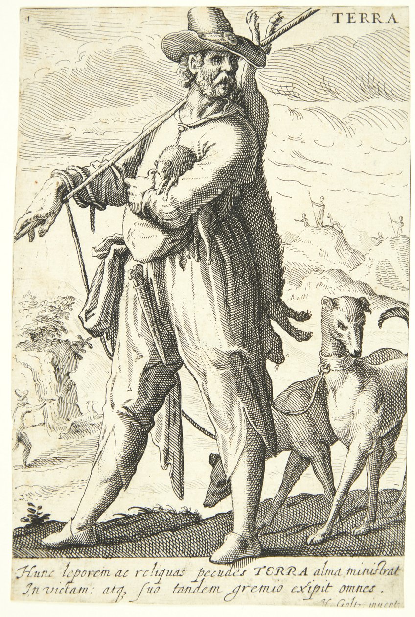Föld (Terra) alkotó: Hendrick Goltzius