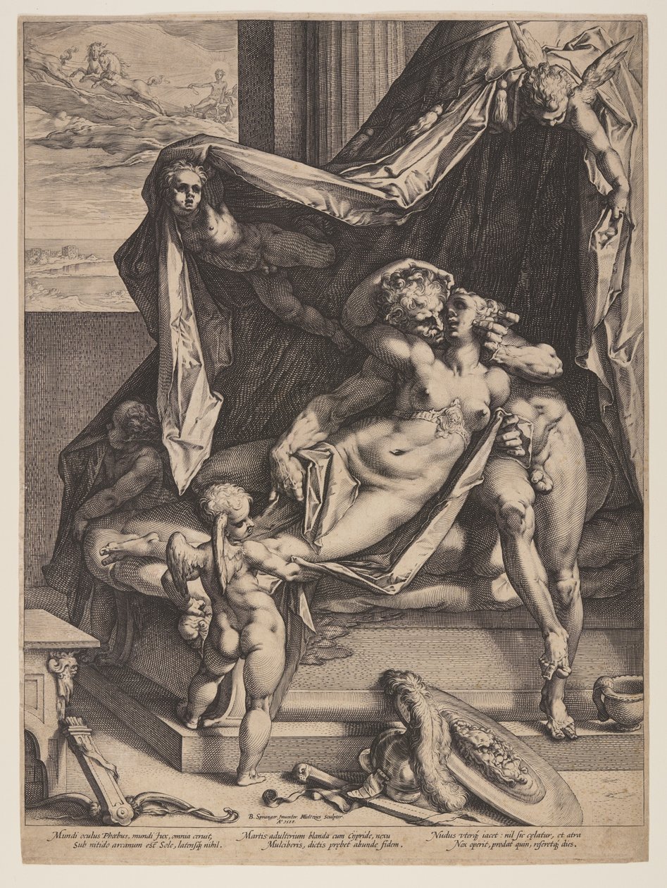 Mars és Vénusz alkotó: Hendrick Goltzius