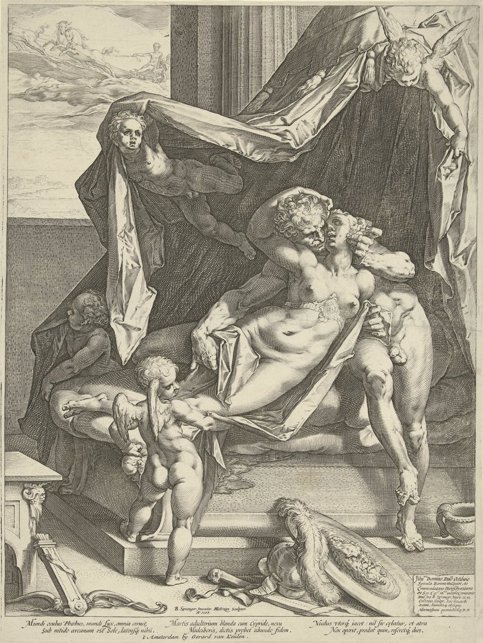 A Mars a Vénusz felé alkotó: Hendrick Goltzius