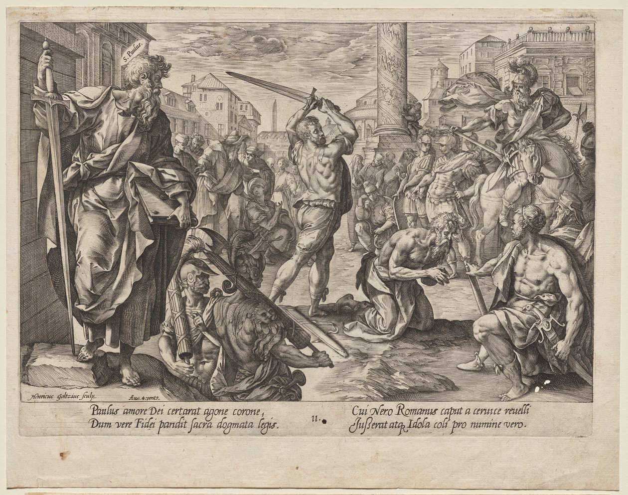 Szent Pál alkotó: Hendrick Goltzius