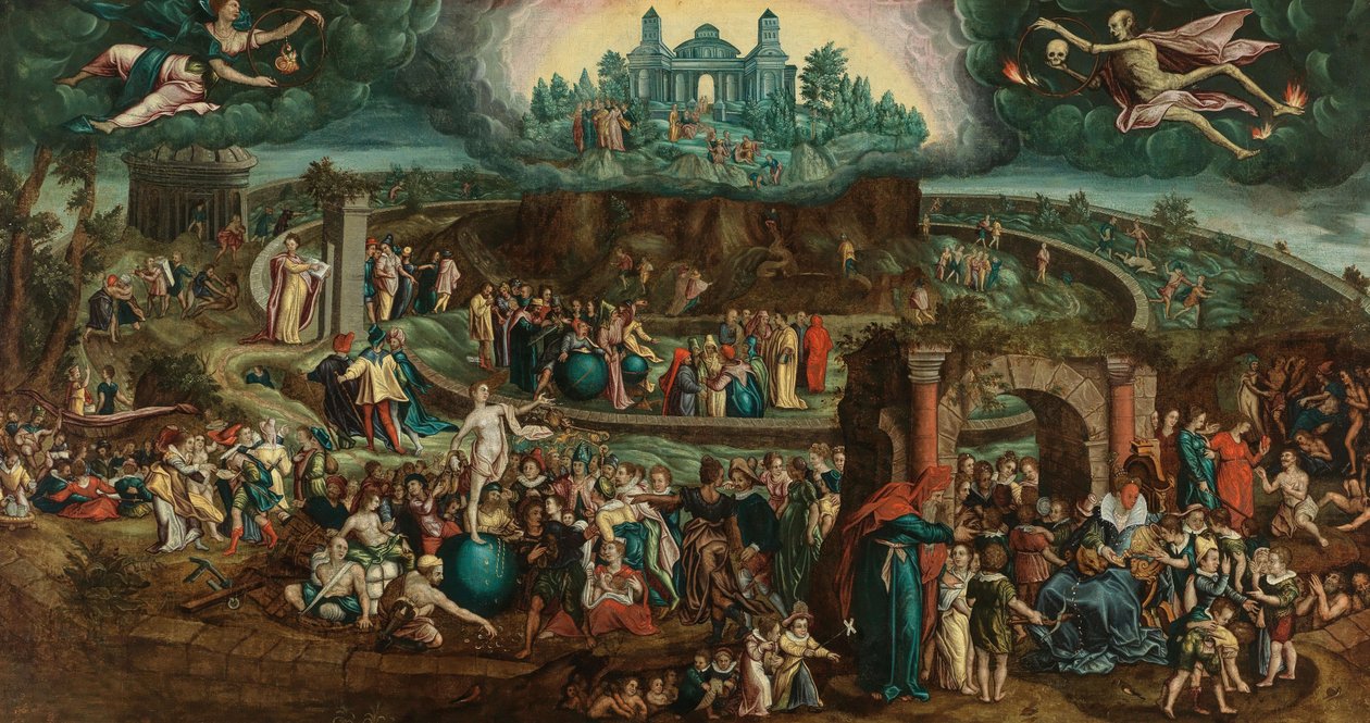 Tabula Cebetis A Cebes asztala. alkotó: Hendrick Goltzius