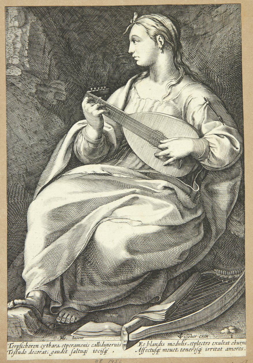 Terpsichore alkotó: Hendrick Goltzius