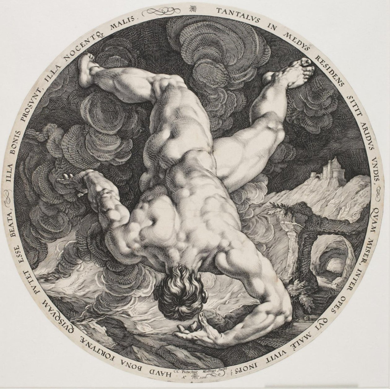 A négy megszégyenítő – Tantalus alkotó: Hendrick Goltzius